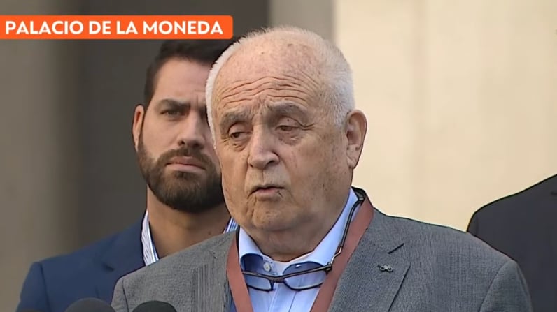 Presidente de la Confederación Nacional de Dueños de Camiones, Juan Araya | Captura: T13