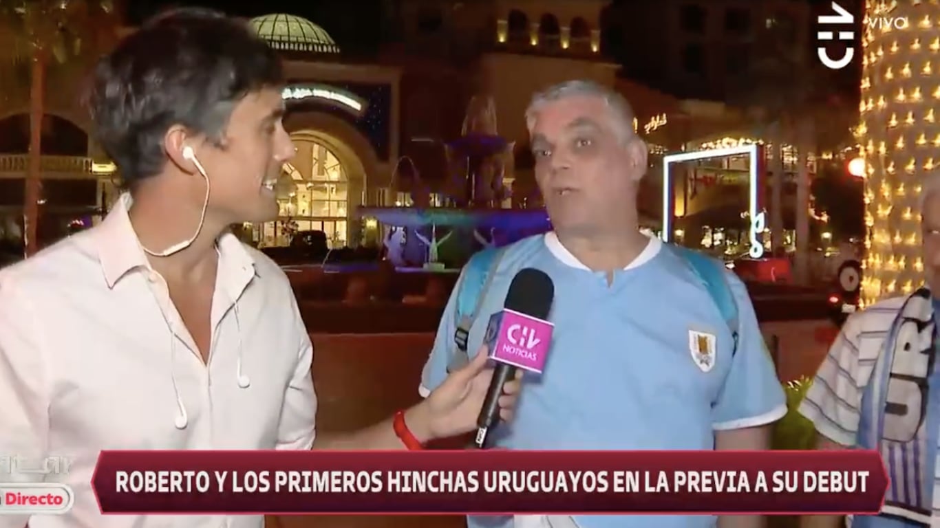 Roberto Cox en Qatar 2022 | Captura: Chilevisión