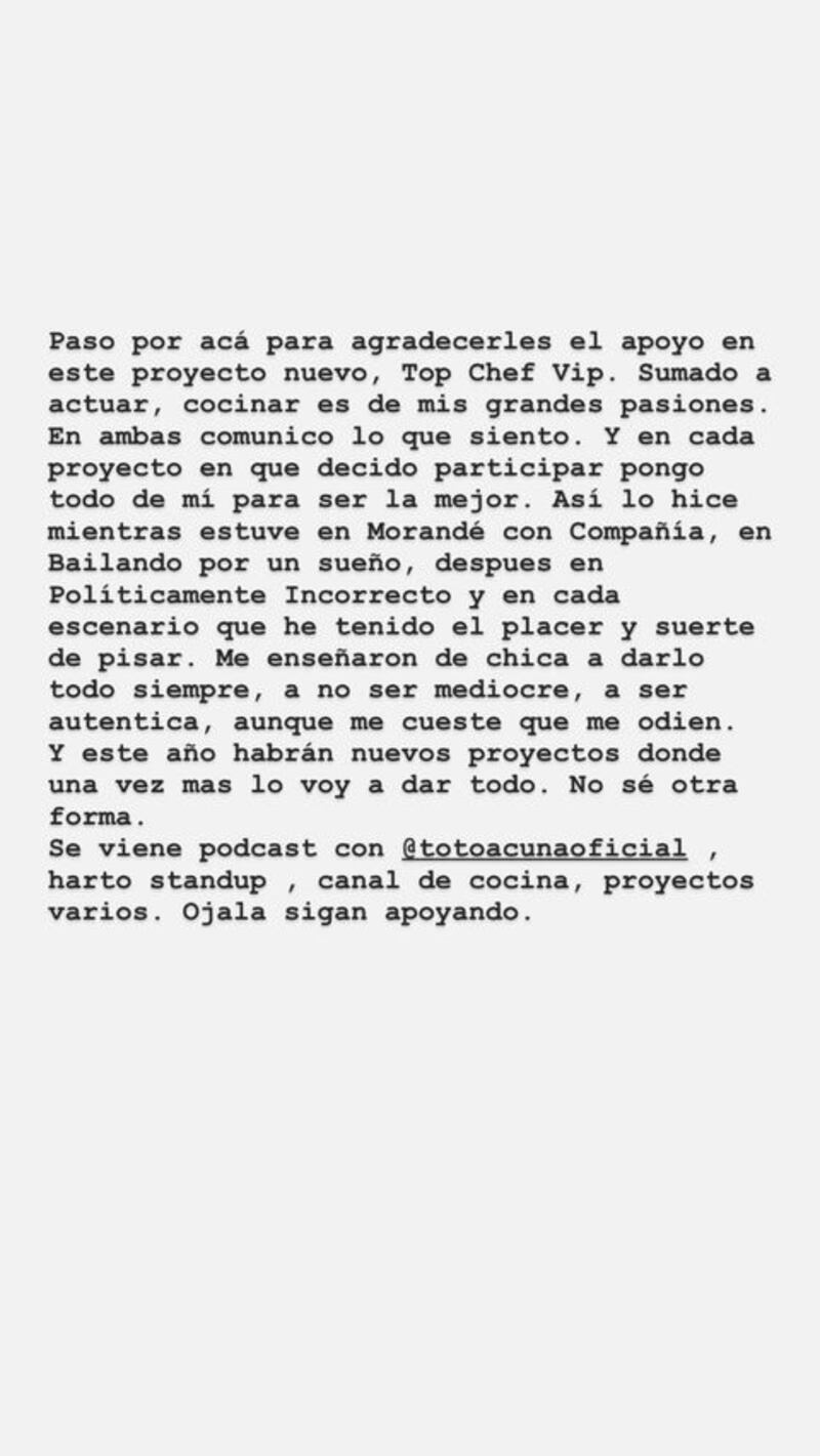 Historia de Belén Mora | Instagram