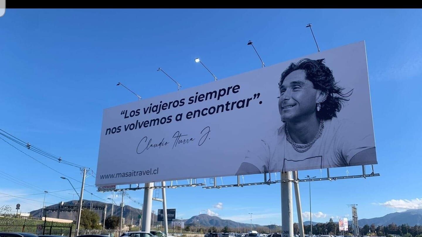 Gigantografía para Claudio Iturra