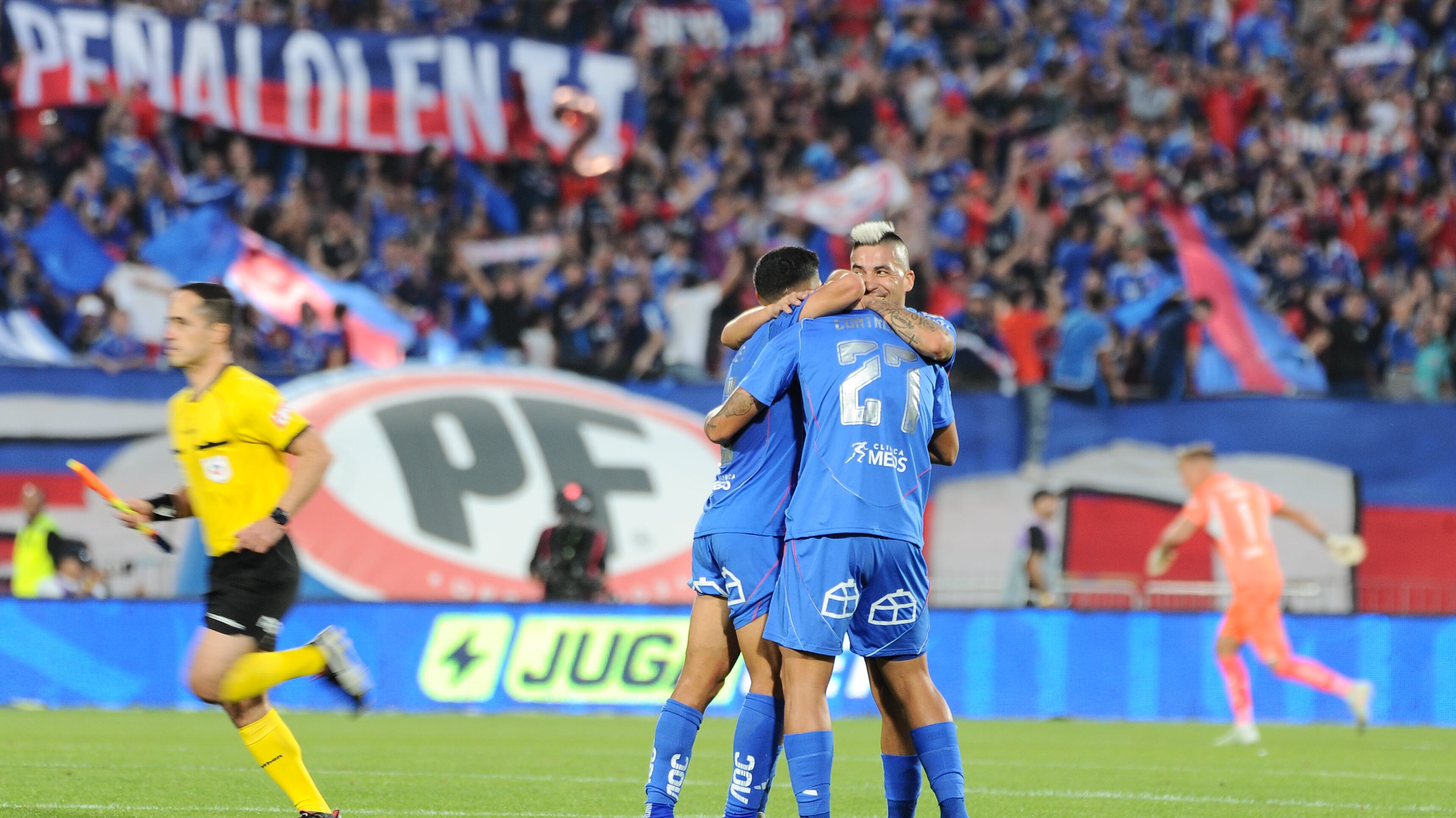 LIGA DE PRIMERA 2025: Universidad de Chile vs Universidad Católica | 03 DE MAYO DEL 2025 / SANTIAGO
Universidad de Chile vence por 1 a 0 a Universidad Católica en el Estadio Nacional, en la Fecha 10 de la Liga de Primera 2025.
FOTO: VICTOR HUENANTE/ AGENCIAUNO