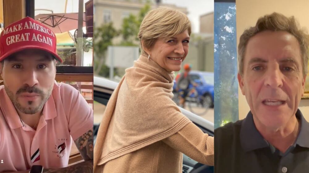 Evelyn Matthei, Gonzalo de la Carrera y Pancho Malo | Fuente: Twitter e Instagram