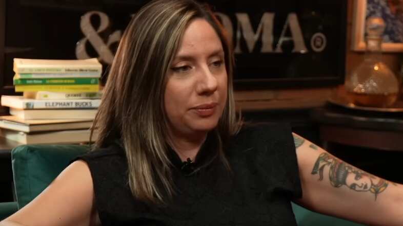 Pam Pam en el podcast Entre broma & broma.