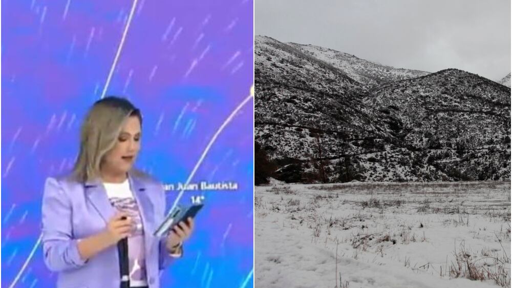 Michelle Adam se refirió a la posibilidad de que caiga nieve en algunos sectores de la RM