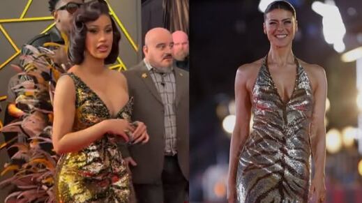 Tonka Tomicic reacciona tras ver a Cardi B con su mismo vestido en los Grammy: "Se lo envié hace algunos días"