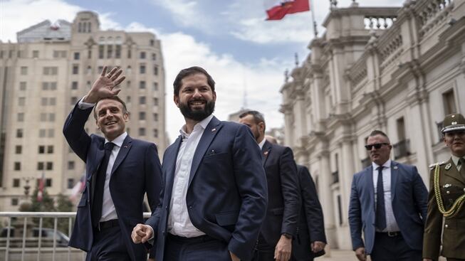 Visita oficial del Presidente de Francia, Emmanuel Macron, a Chile.
