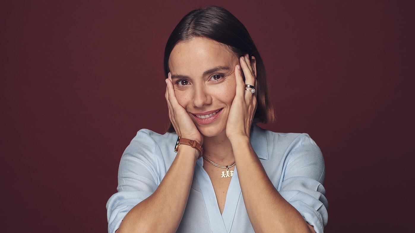 La actriz interpreta a Valentina Morán en "Generación 98'".