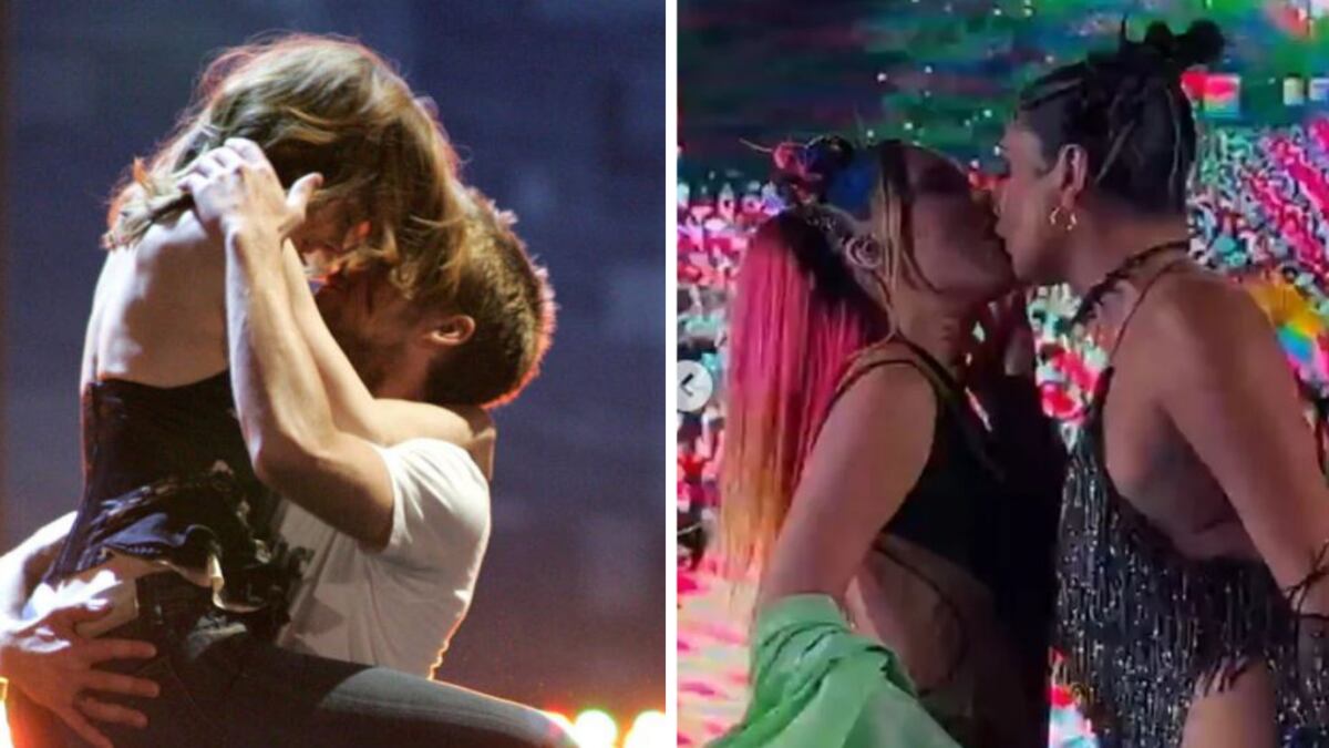 Los besos más icónicos en un escenario