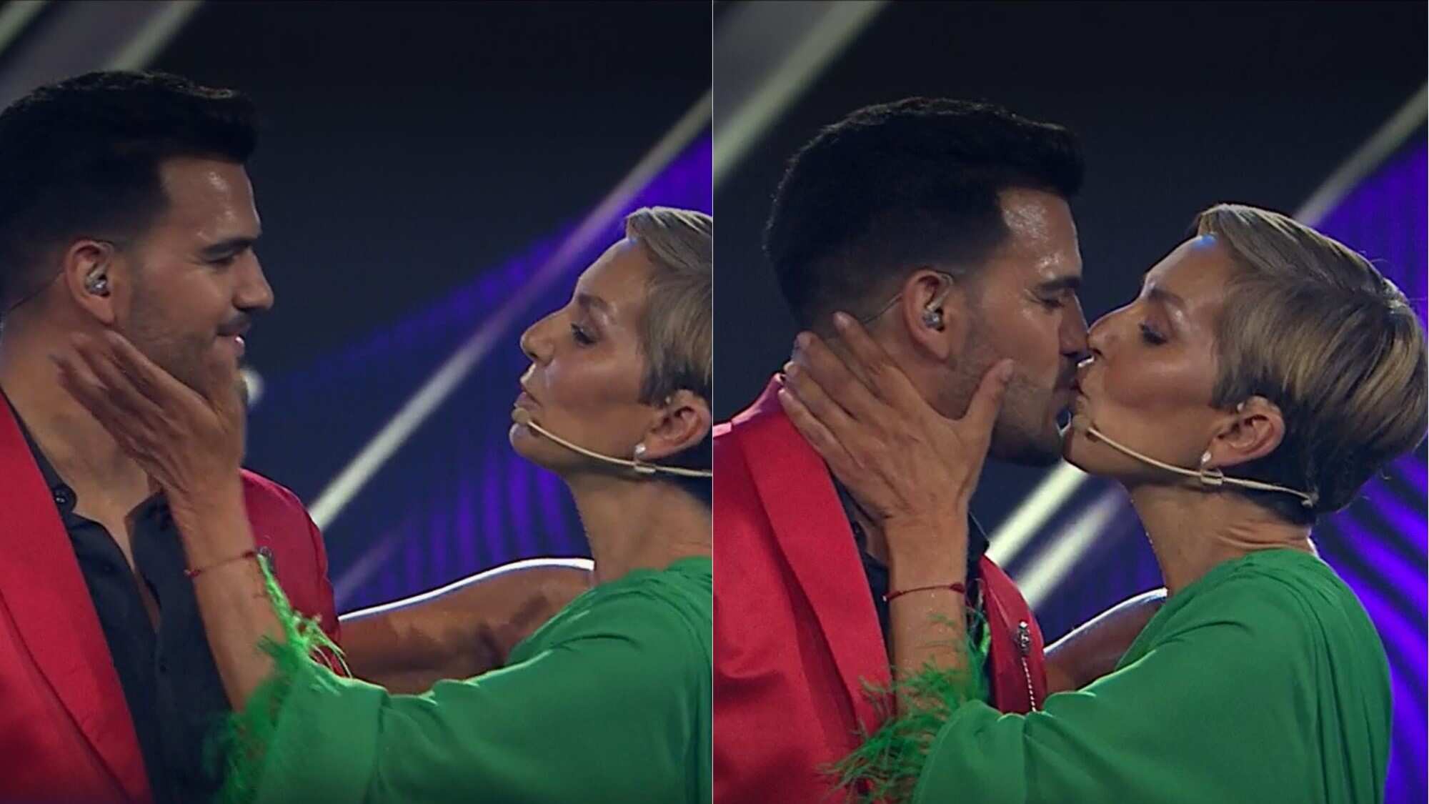 Francisca García-Huidobro le dio un beso a imitador de “Yo Soy” | Chilevisión