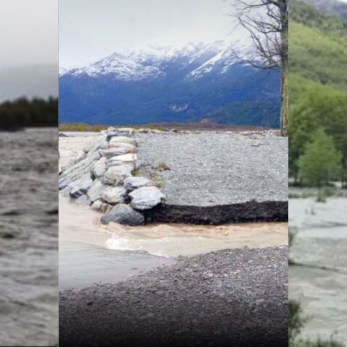 Alerta Roja en Aysén por desborde del río Mosco Alerta Roja en Aysén por desborde del río Mosco