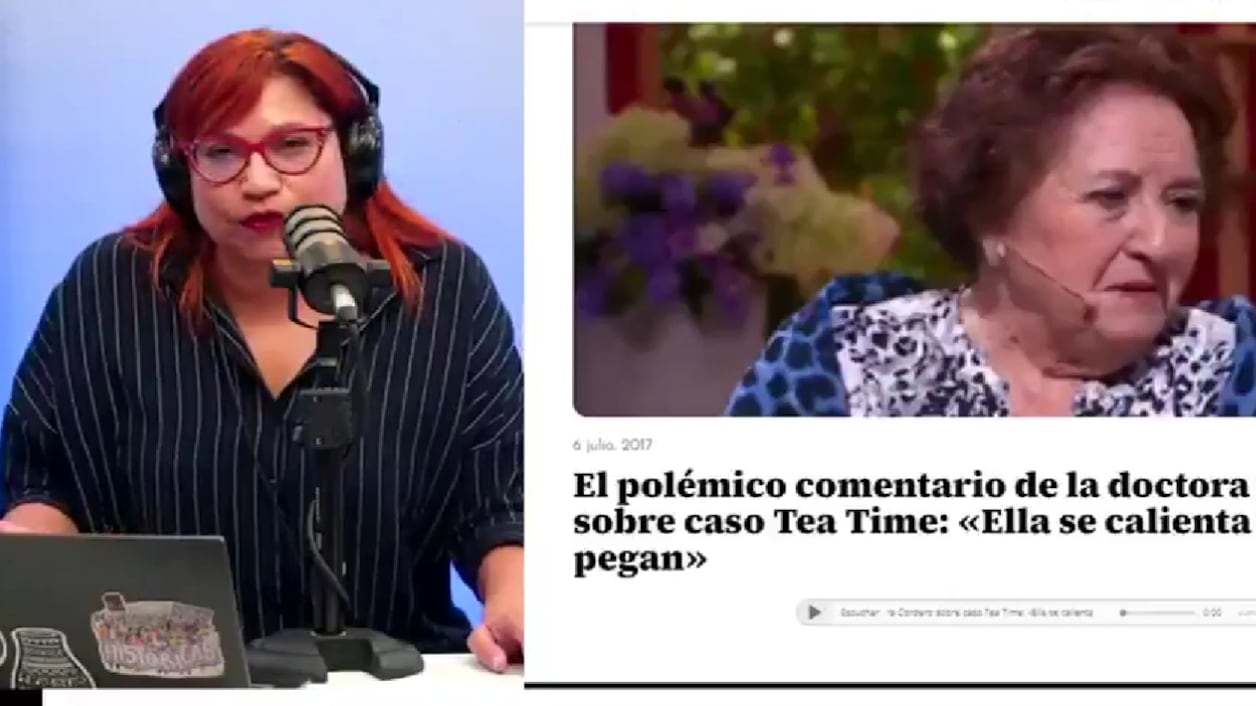 Captura Alejandra Valle en La voz de los que sobran