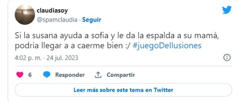 Captura de Twitter
