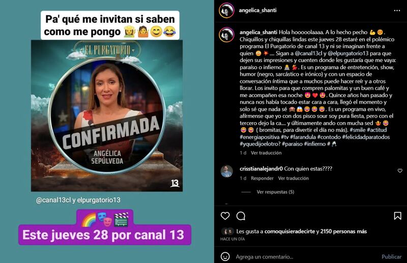 Angélica Sepúlveda | Instagram