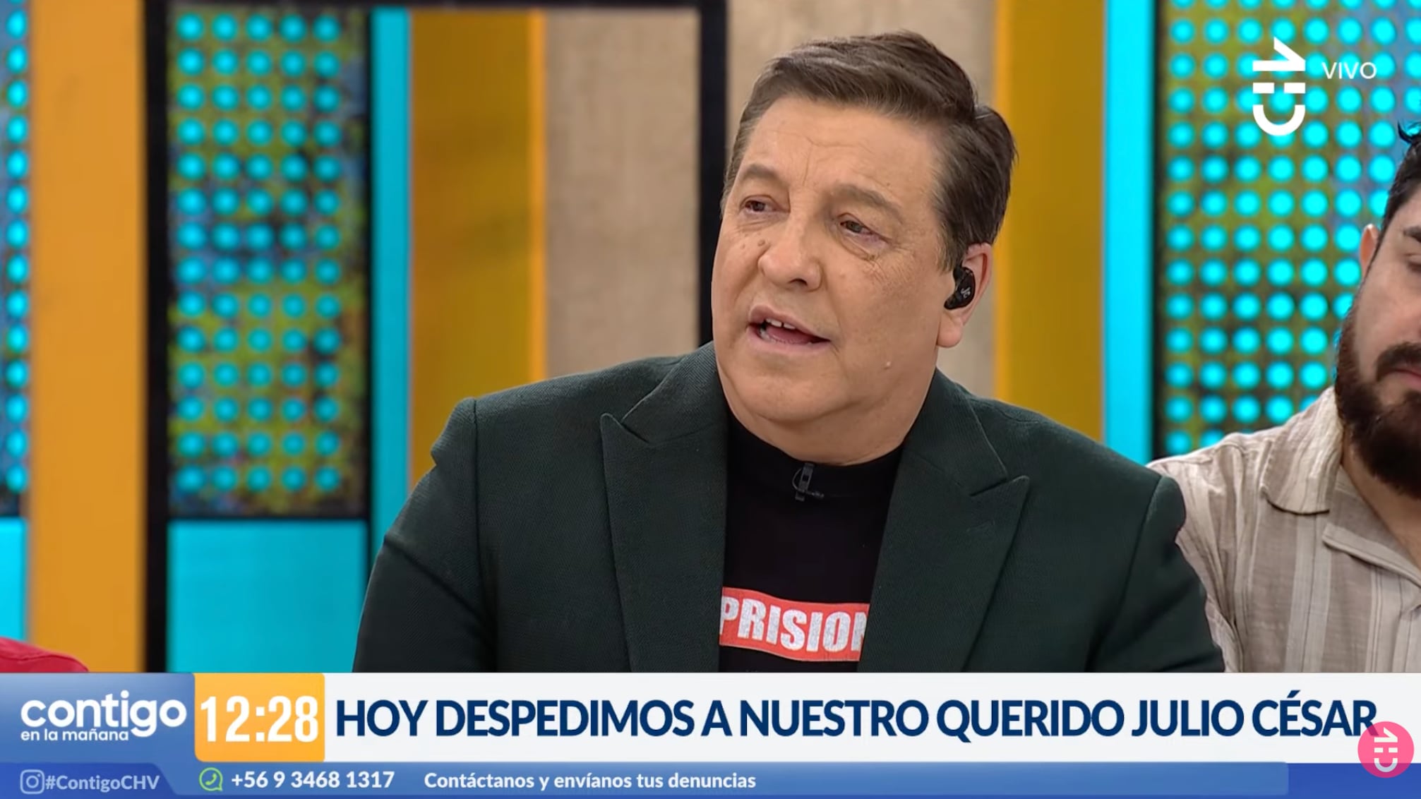 Julio César Rodríguez se despidió del matinal "Contigo en la mañana"