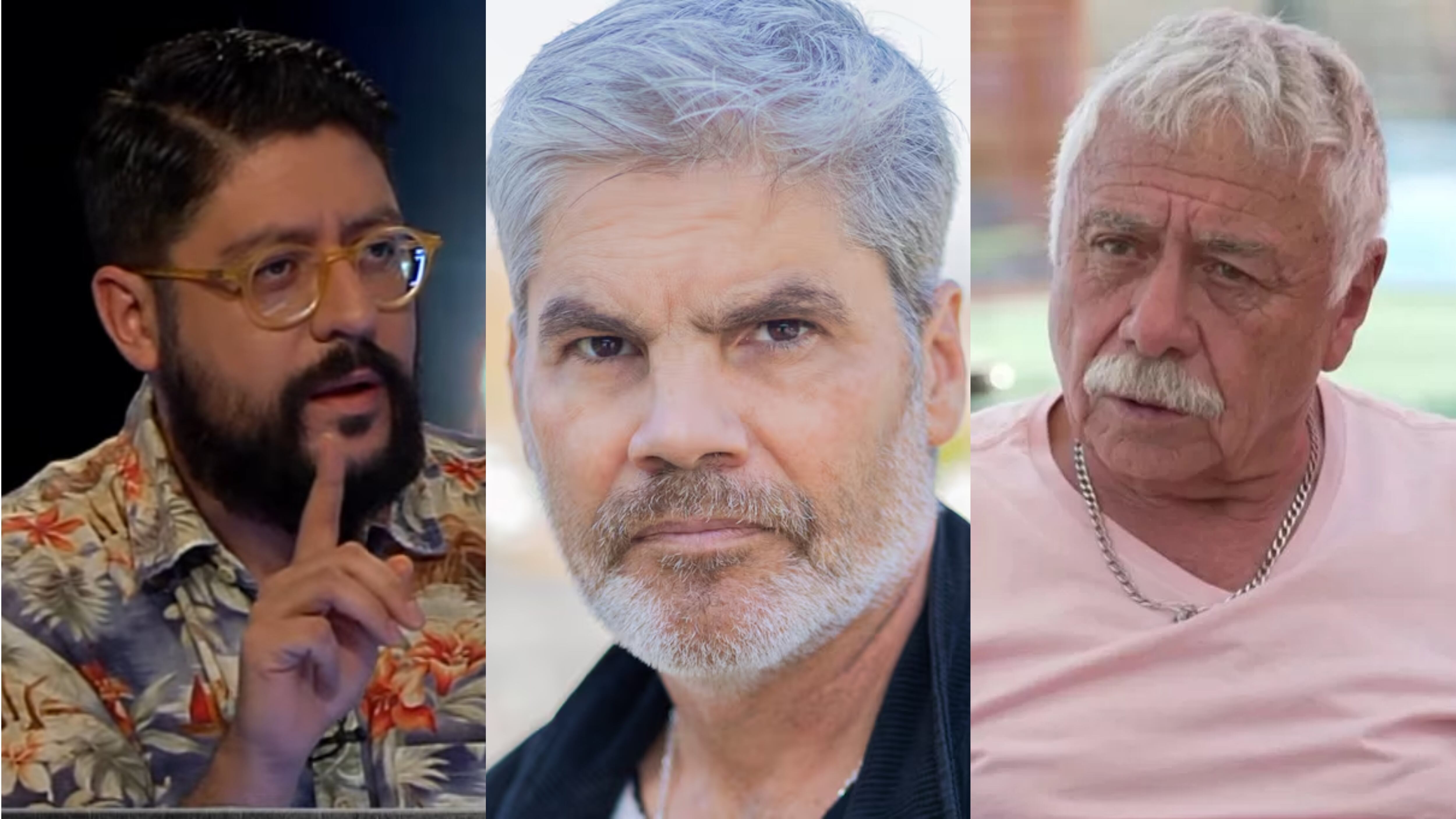 Francisco Orrego, Juan Cristóbal Guarello y Carlos Caszely