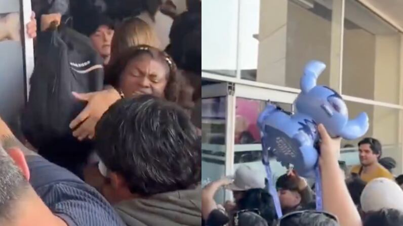 Caos por palomera de Stitch en Antofagasta | Fuente: X de @RadioAftaOnline @madero_cl