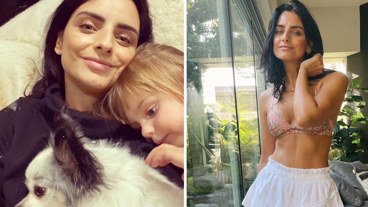 Aislinn Derbez derrochó sensualidad