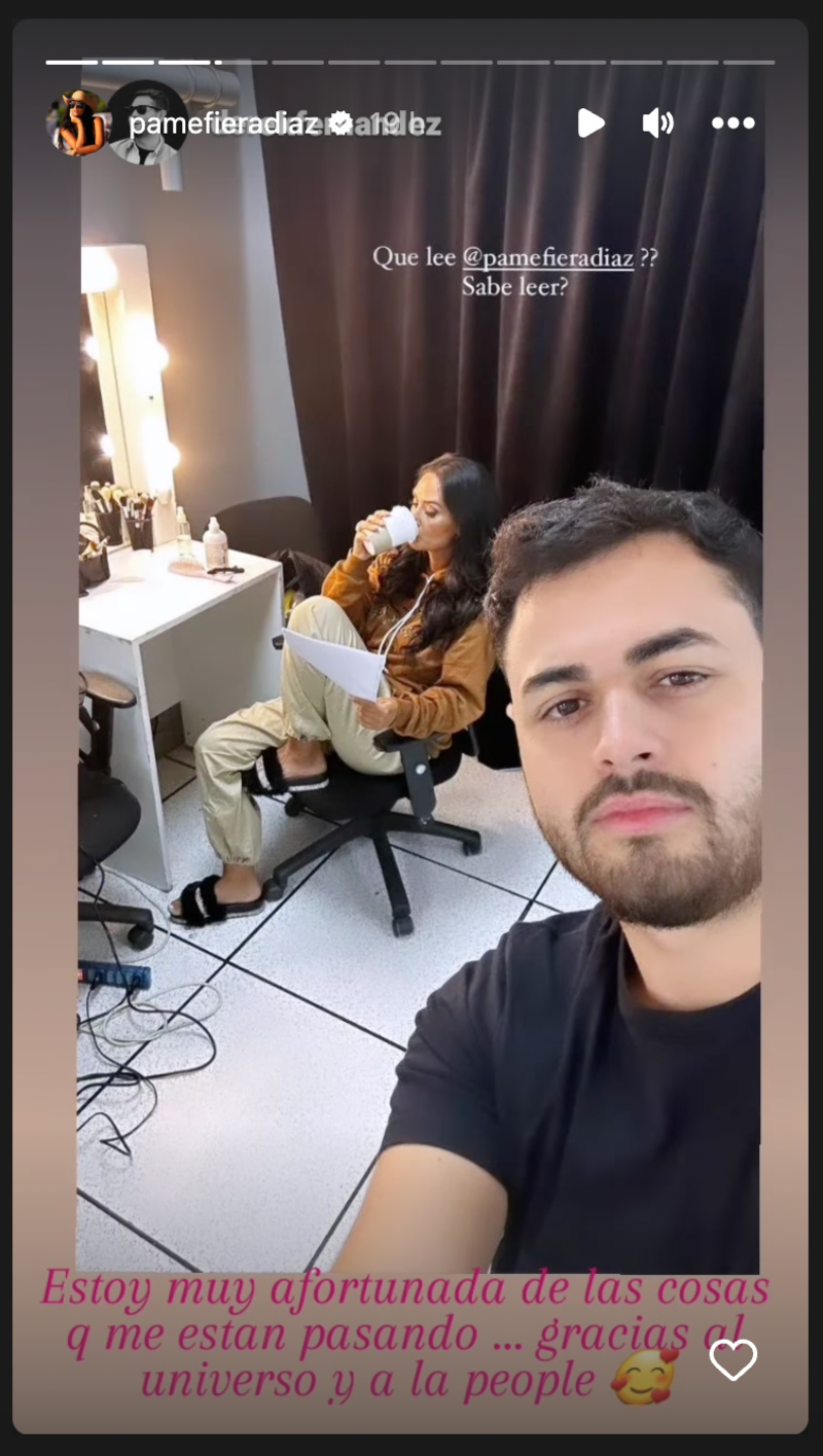 Historias de Pamela Díaz | Fuente: Instagram