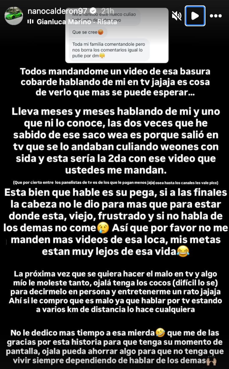 Storie Nano Calderón
