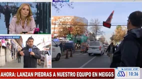 Roberto Saa sufre violento ataque en Meiggs durante despacho en vivo: les lanzaron piedras y otros proyectiles