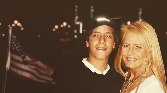 Máximo Menem y Cecilia Bolocco