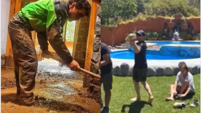 El ex chico reality Pangal Andrade sorprendió tras confirmar que luego de meses de trabajo y remodelación concretó la remodelación de la piscina de su hotel en el Cajón del Maipo.
El influencer compartió en sus historias de Instagram registros celebrando junto a su equipo e inaugurando la especial piscina en la que estuvo trabajando desde 2021 luego de sufrir destrozos producto de un aluvión en el sector.
“Llegamos de tremenda caminata y miren, los chiquillos en el asado”, expresó Andrade en el registro mostrando su emoción ante el nuevo espacio que podrá promocionar para su hotel.
