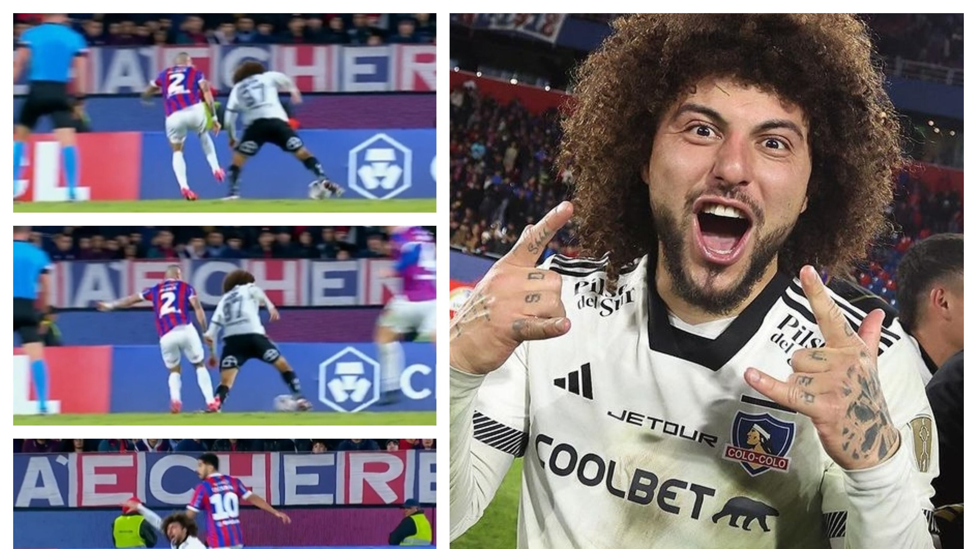 El defensa uruguayo fue la gran figura en la clasificación del Cacique a los octavos de final de Copa Libertadores.