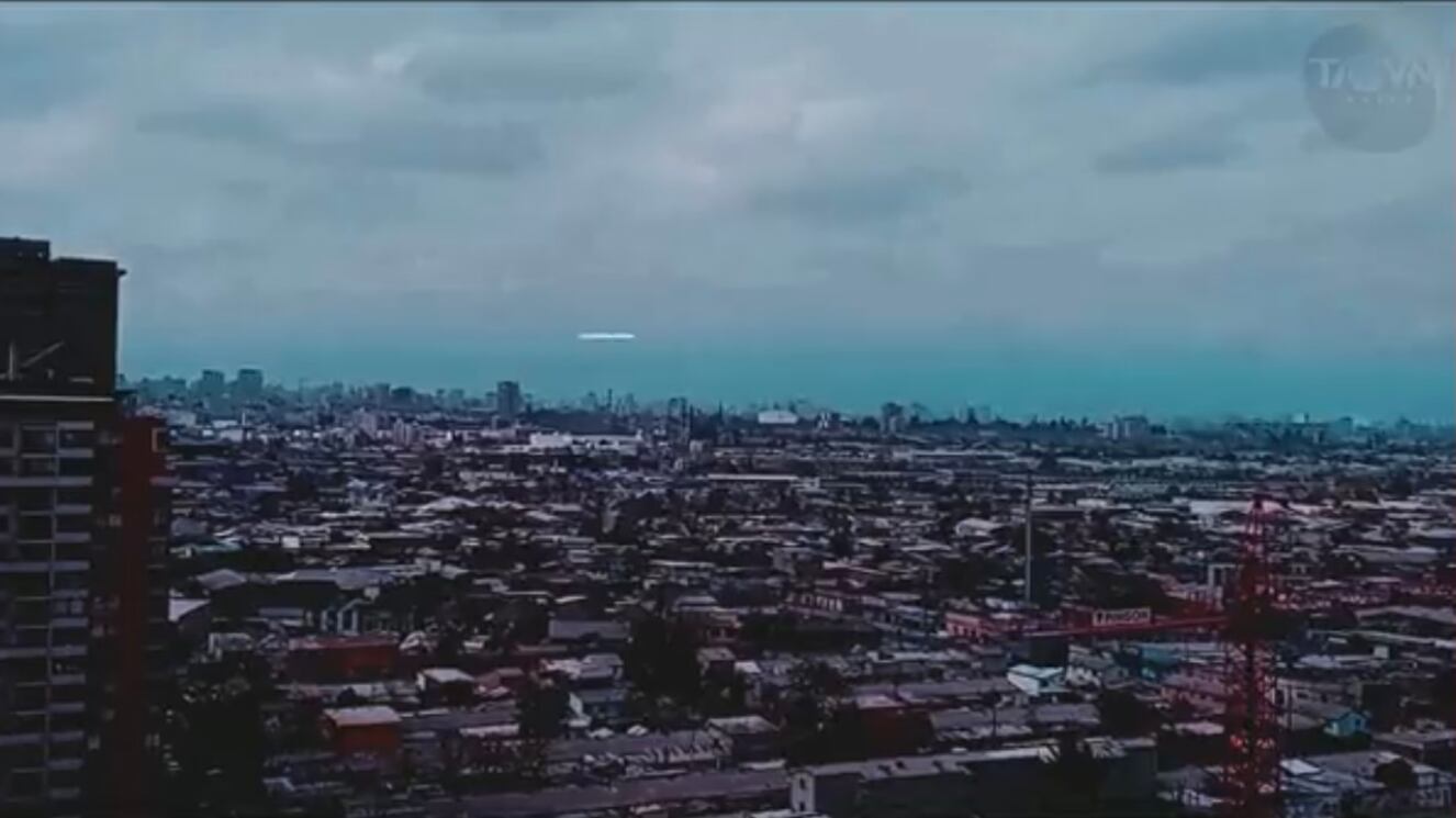 Captan a un supuesto OVNI en Estación Central.