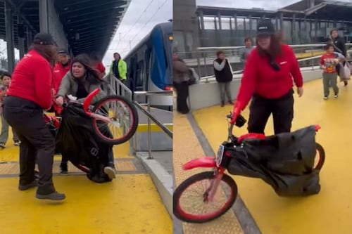 Guardia de Biotren le quitó bicicleta a madre que la llevaba como regalo de Navidad: EFE Sur la respaldó
