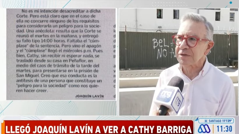 El excandidato presidencial y exalcalde de Las Condes, descartó que Barriga fuera "un peligro para la sociedad".