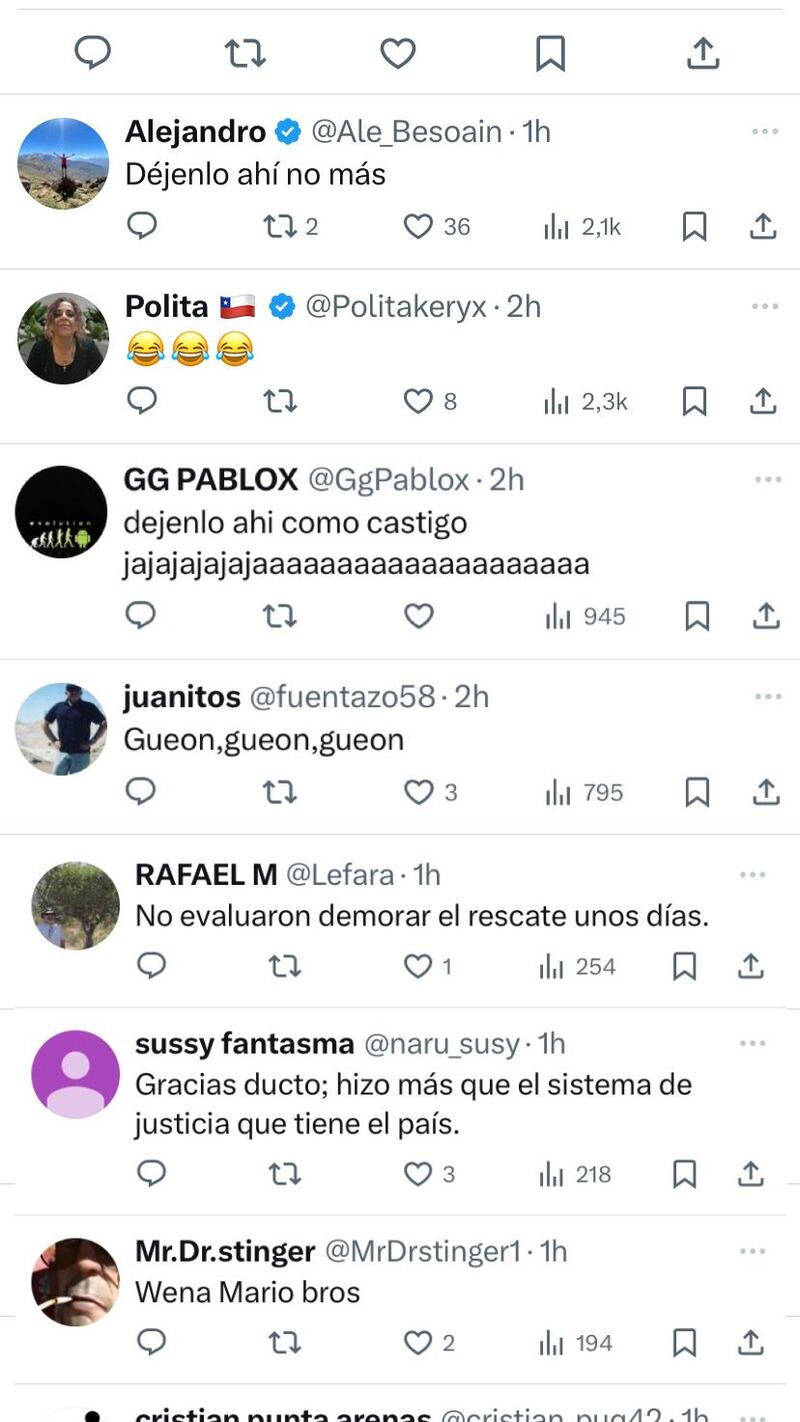 Reacciones en redes