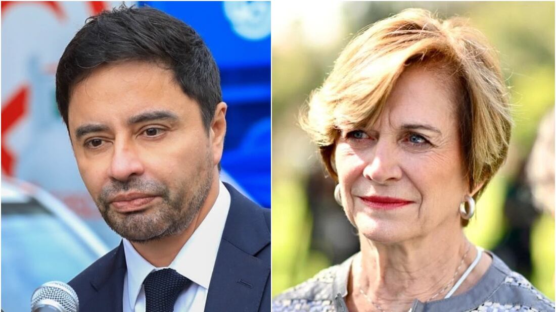 Rodolfo Carter y Evelyn Matthei