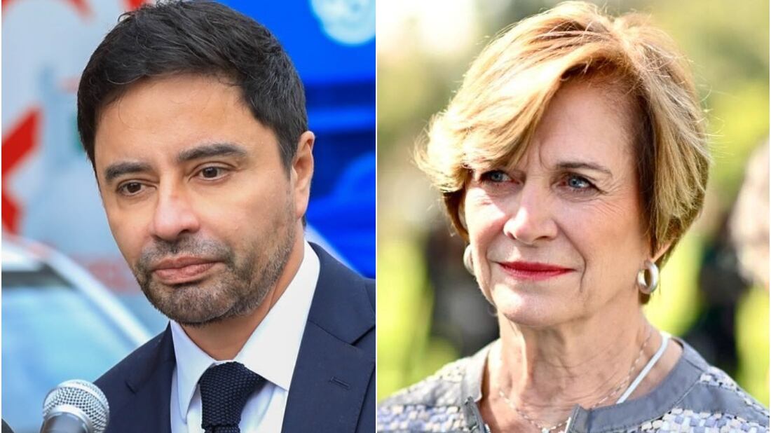 Rodolfo Carter y Evelyn Matthei