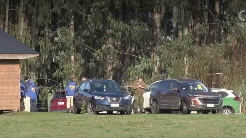 Triple homicidio en Río Bueno | Captura: CHV