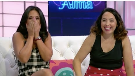 Pamela Díaz y Chiqui Aguayo en "Mucho Gusto"