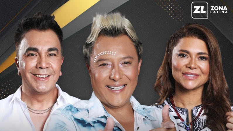 Luis Sandoval, Sergio Rojas y Antonella Ríos | Fuente: Instagram @zonalatina