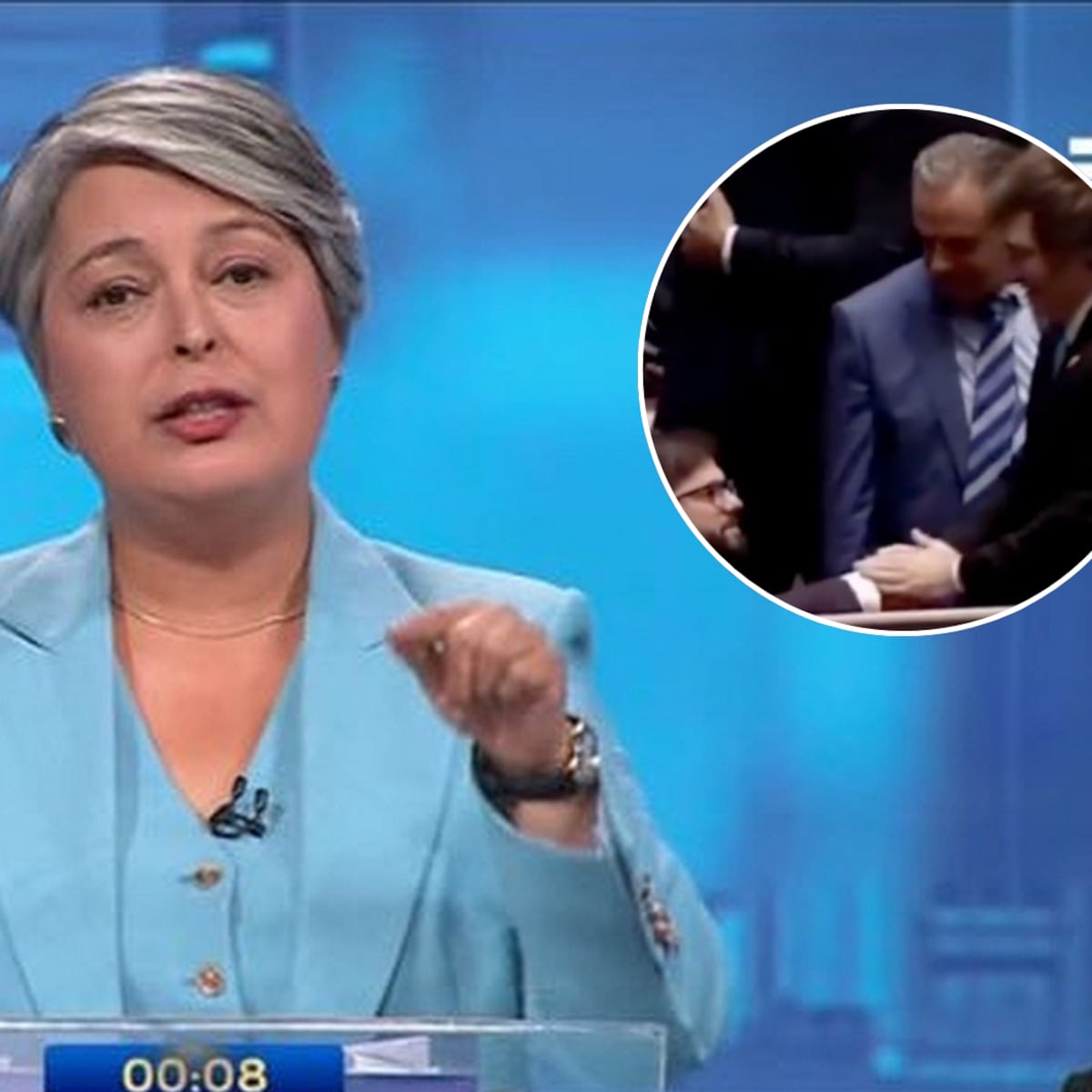 Jeannette Jara se distancia de Presidente Boric por gesto a Milei en Bolivia Jeannette Jara se distancia de Presidente Boric por gesto a Milei en Bolivia