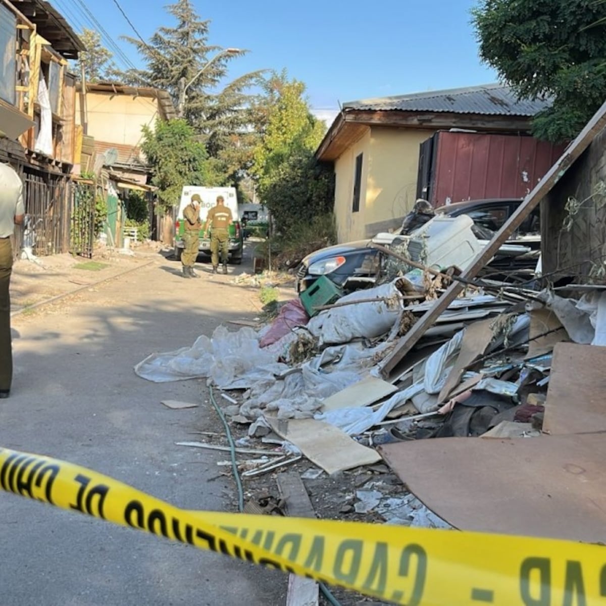Encuentran a hombre sin vida amarrado en Buin Encuentran a hombre sin vida amarrado en Buin