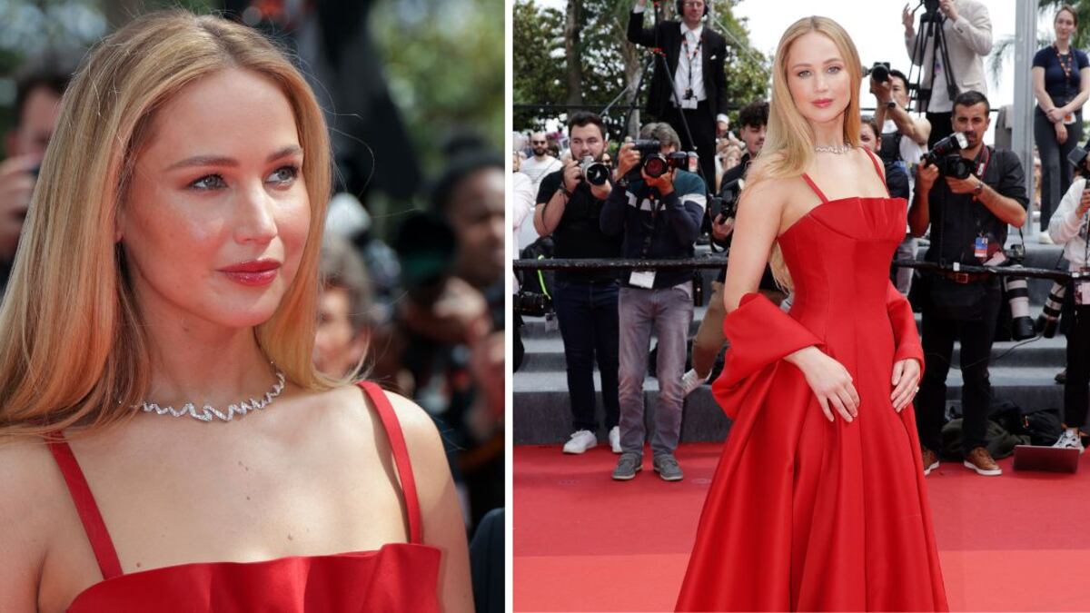 Jennifer Lawrence rostro