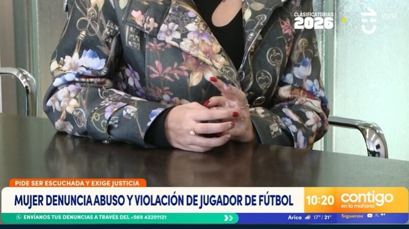 La mujer denunció a un futbolista profesional de haber abusado sexualmente de ella.