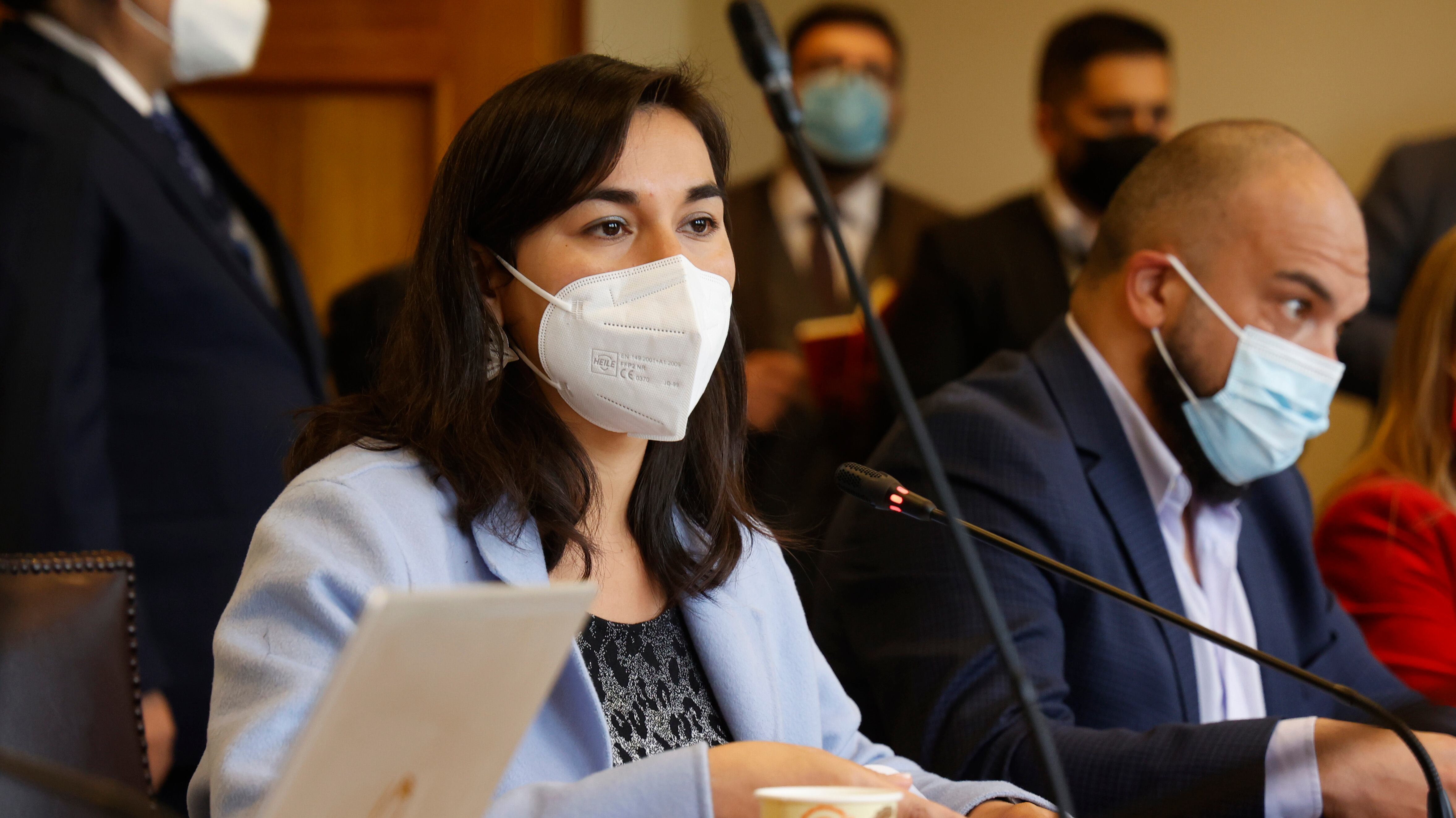 Ministra del Interior habla de seguridad.