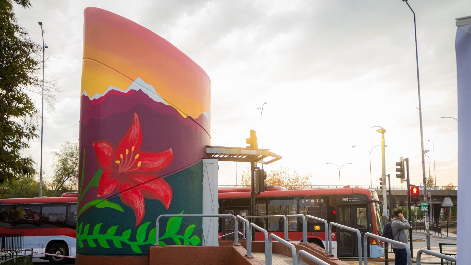 Mural en Peñalolén