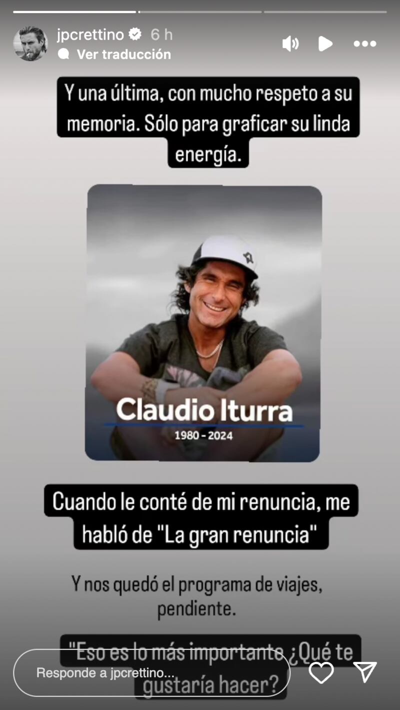 Historia de Jean Philippe Cretton | Fuente: Instagram