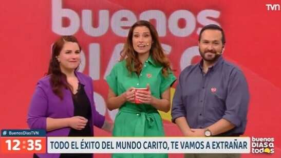 La periodista anunció este martes que dejará la conducción del matinal de TVN para dedicarse a otros proyectos de programas sustentables del canal público.