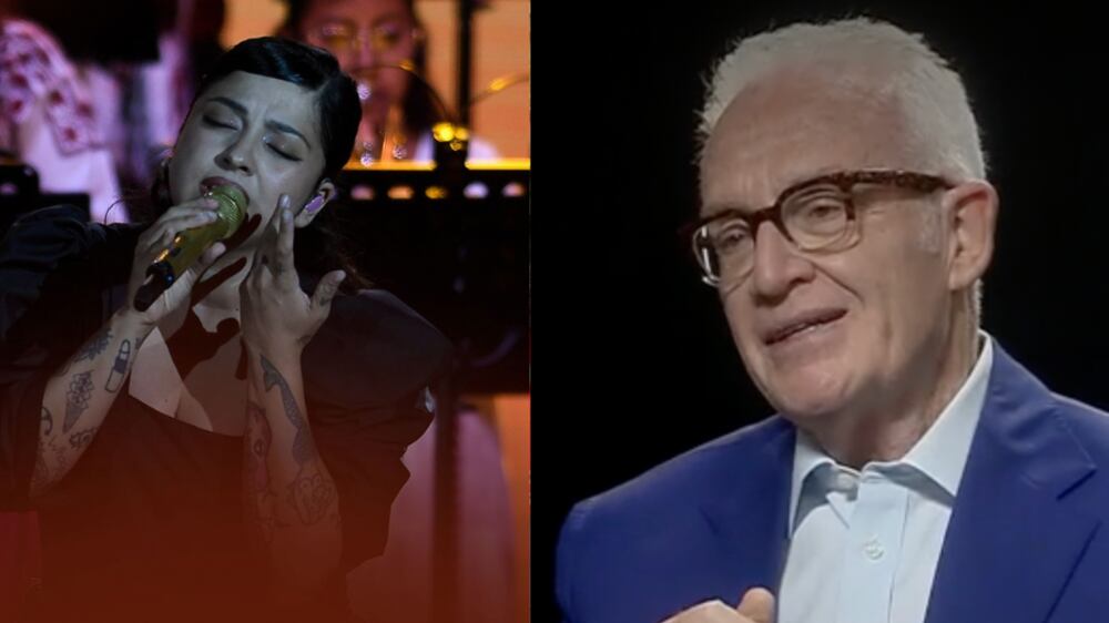 Mon Laferte y Pedro Carcuro | Captura: TVN