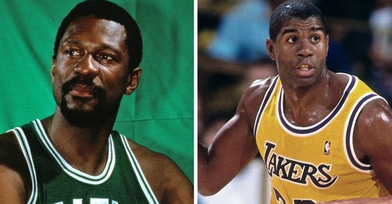 Bill Russell y Magic Johnson