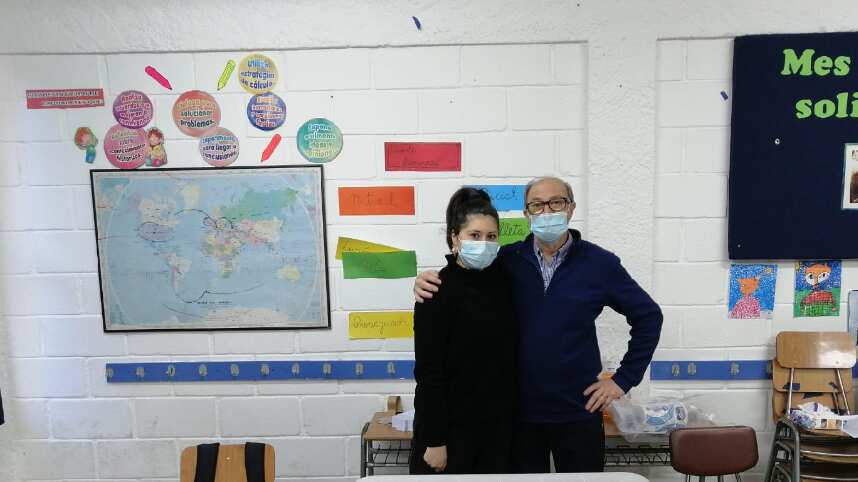 Tatiana Figueroa fue vocal de mesa con su papá