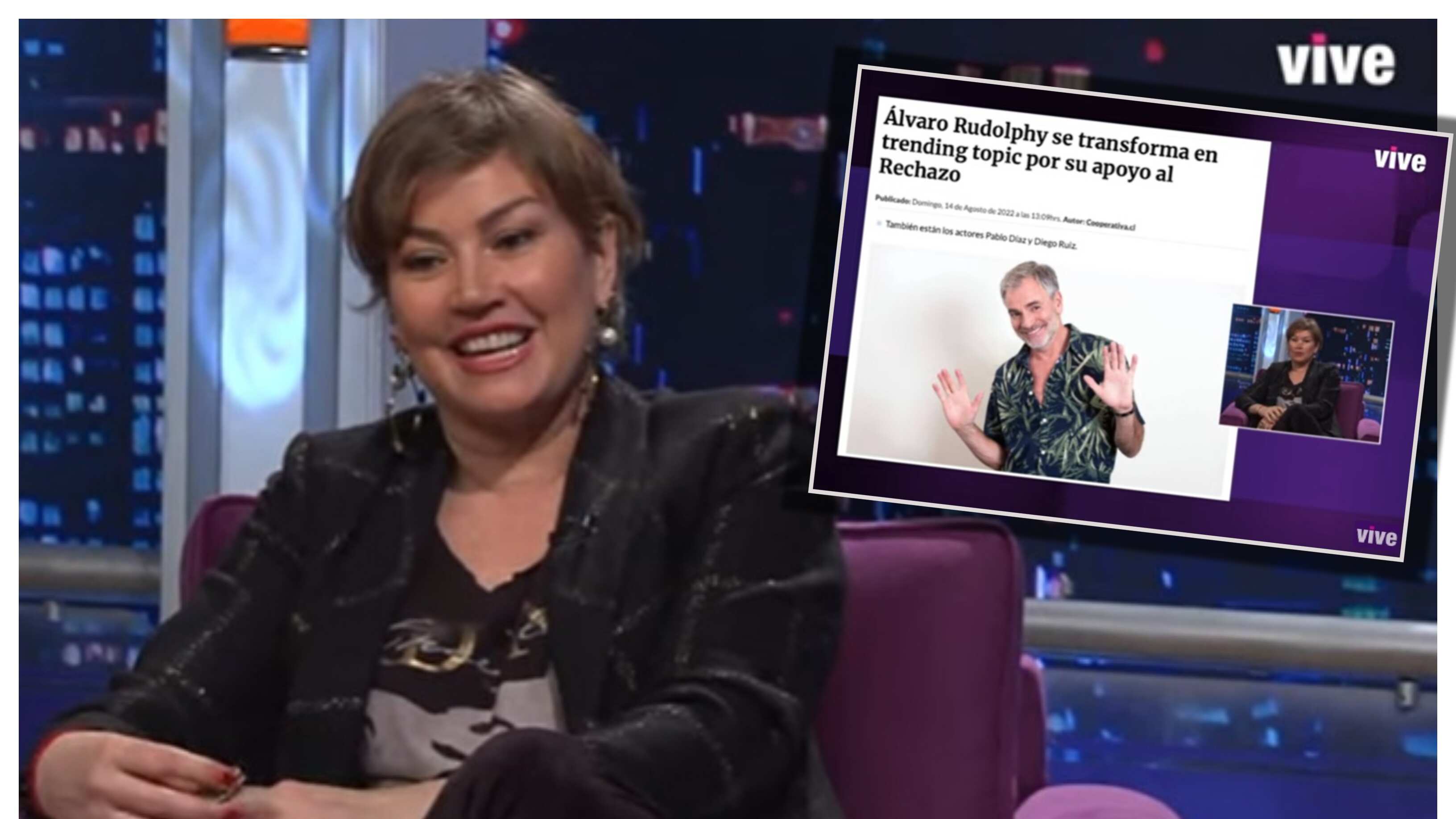 Javiera Contador comentó la decisión de Álvaro Rudolphy de apoyar el "Rechazo" en el plebiscito de salida de la nueva Constitución.