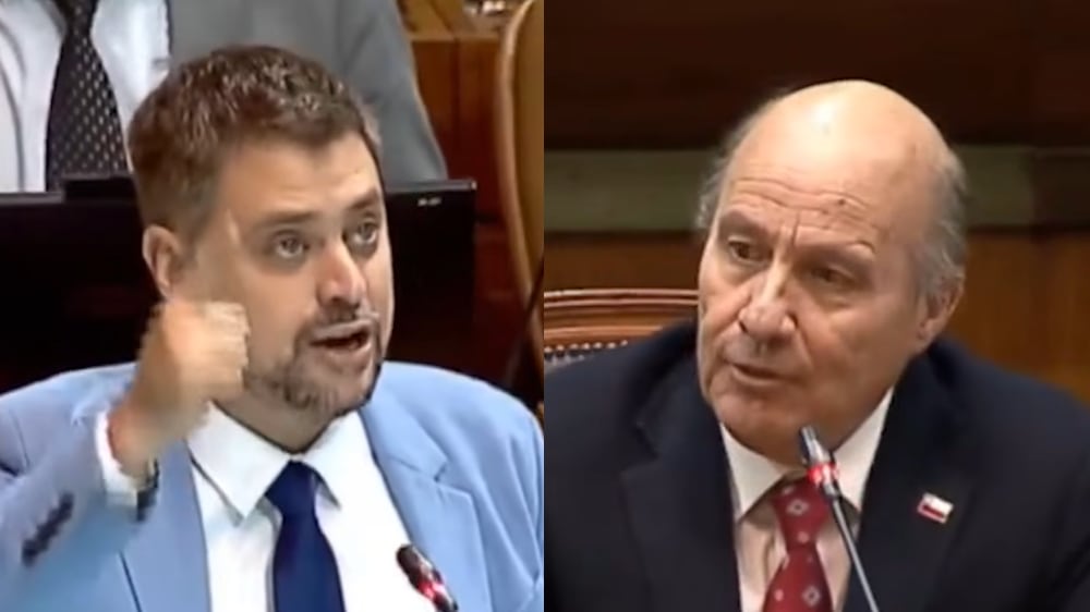 El diputado Daniel Manouchehri y el ministro Jorge Quiroz tuvieron un fuerte enfrentamiento en el Congreso