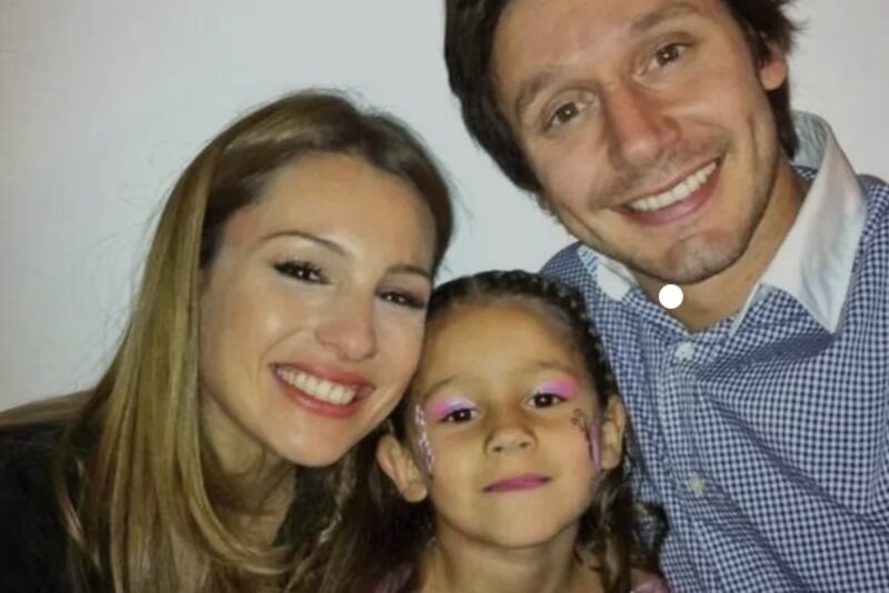 Pampita, Benjamín Vicuña y su hija, Blanca